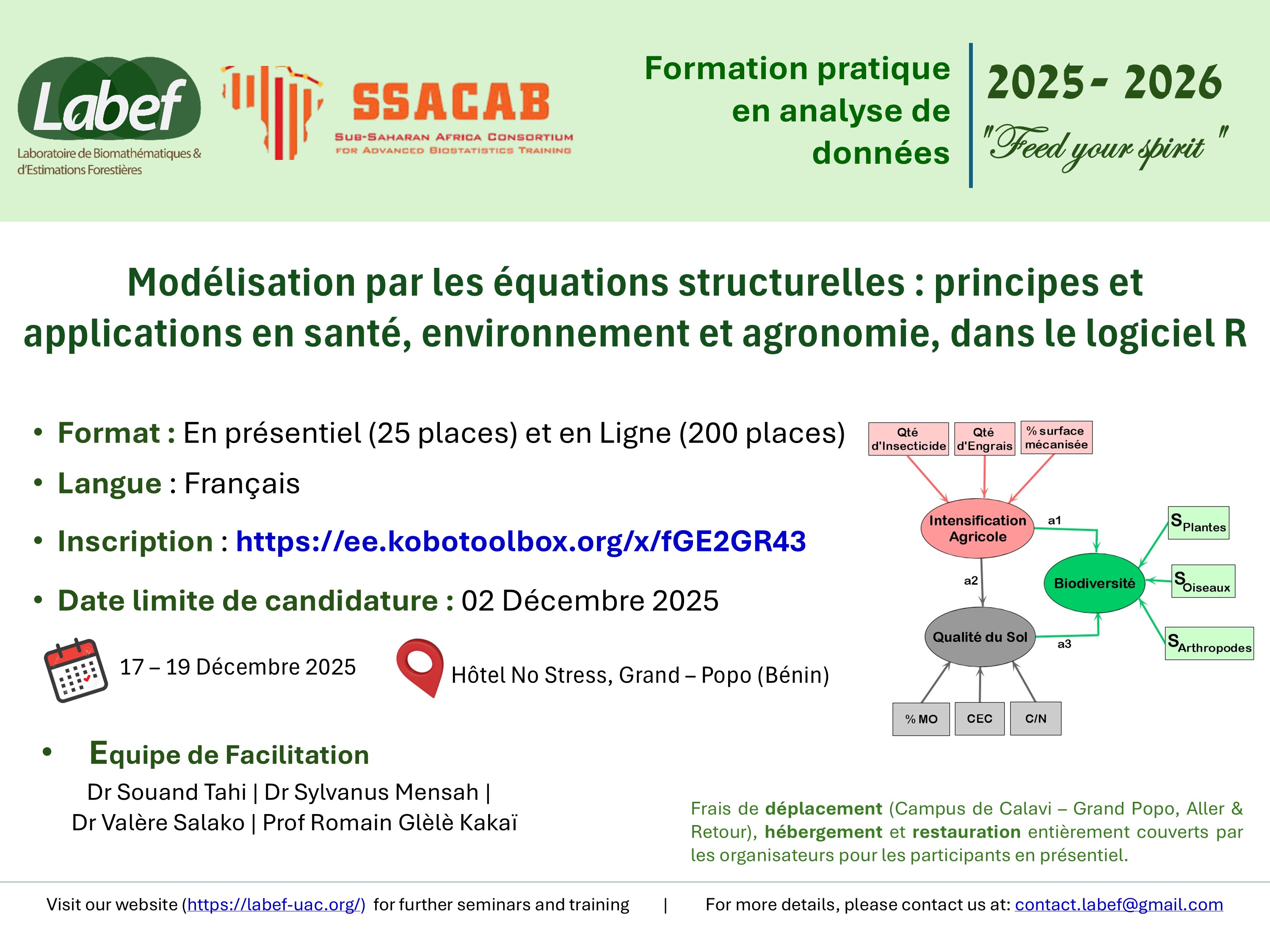 🍀 Annonce de formation pratique en analyse de données☘️